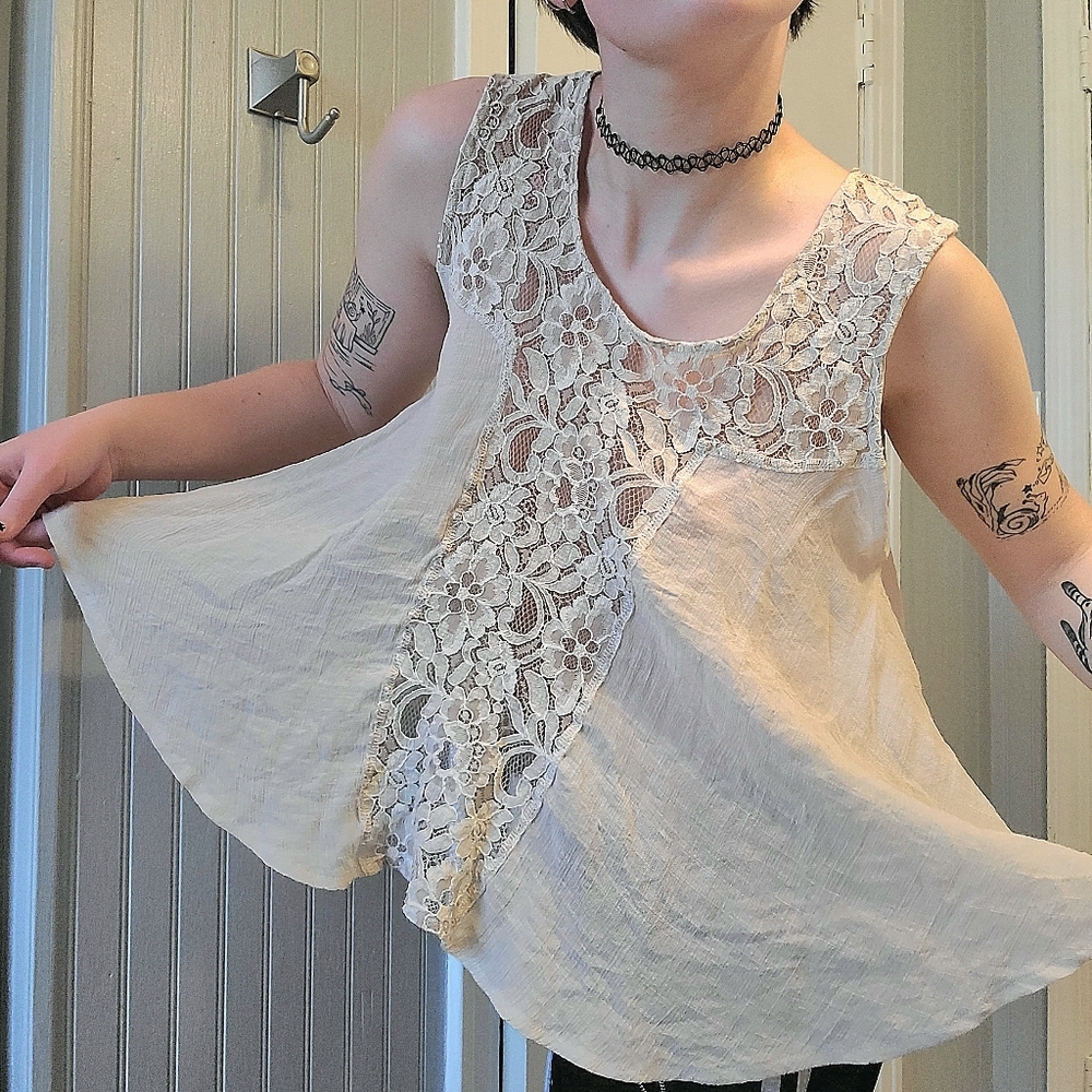 lace tank top